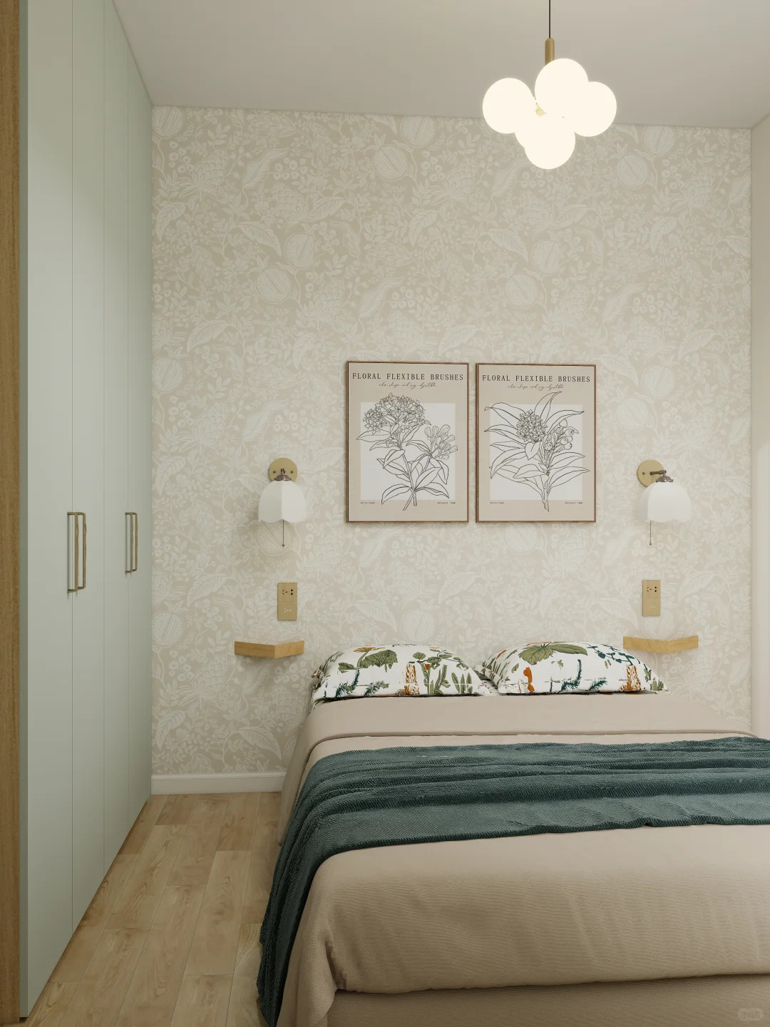 Grand réaménagement d'un petit appartement de 35 m² dans le Grand Paris 🌟 Jeu de couleurs géométriques